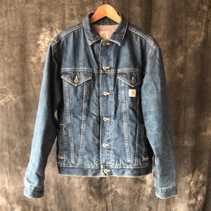 Carhartt Sherpa lined denim jacket medium